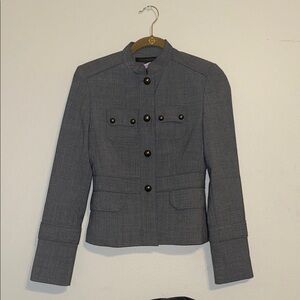 Express Charcoal Women's Military Blazer